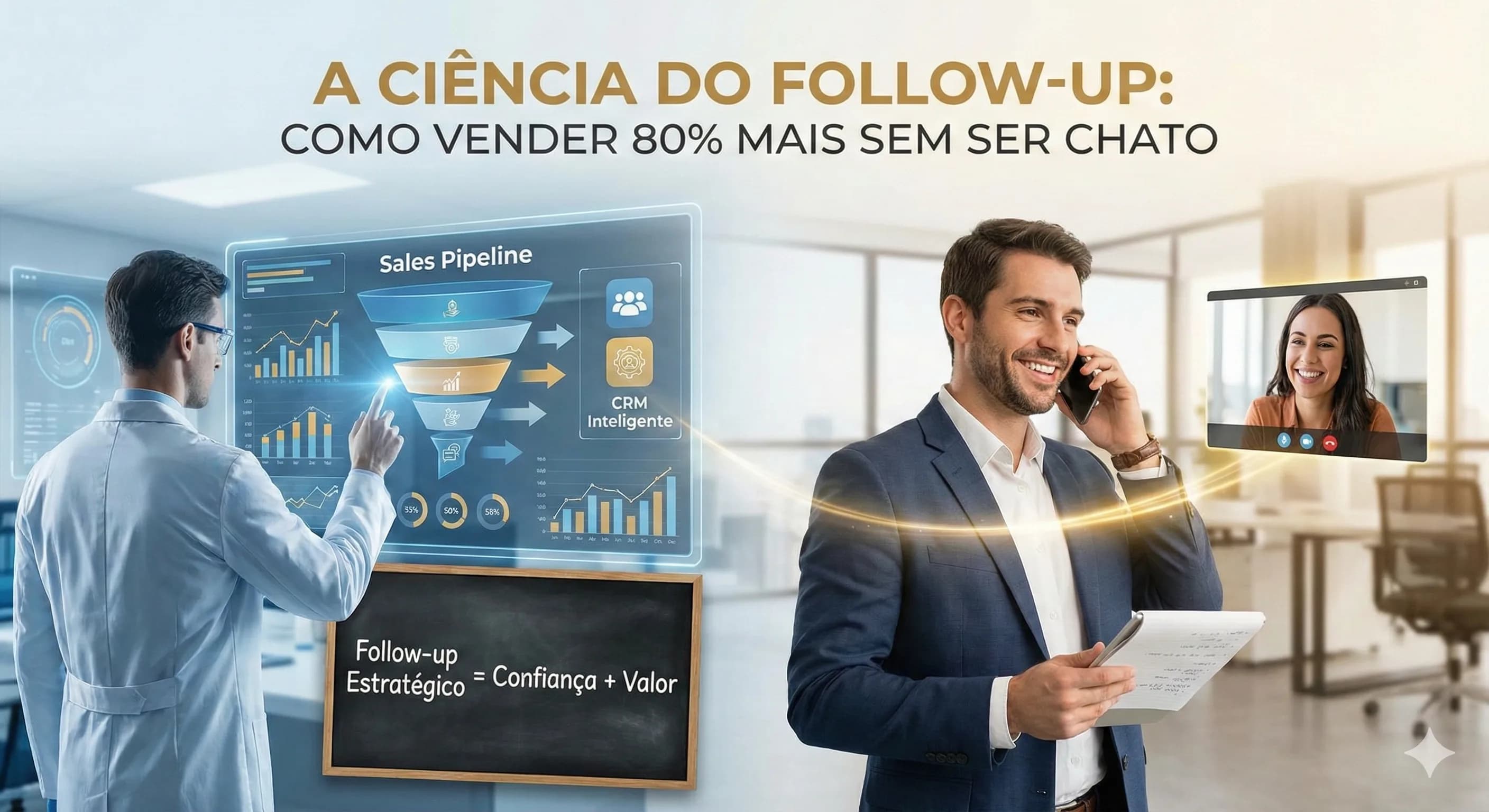 A Ciência do Follow-up: Guia para Vender 80% Mais sem Ser Chato